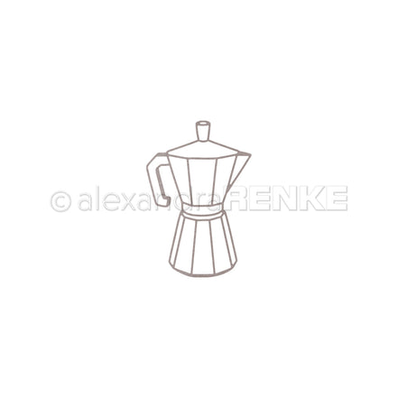 Stanze 'Espressokanne Outline'