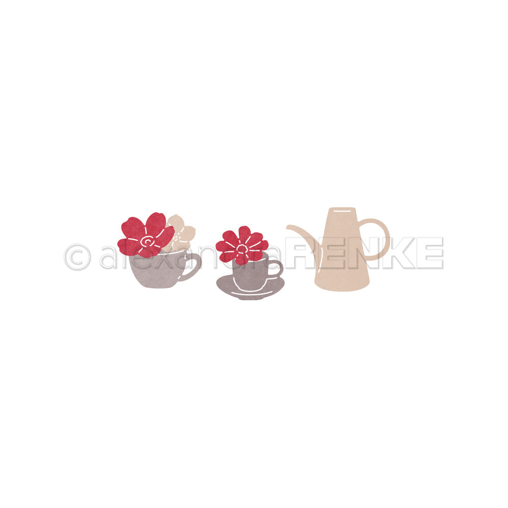 Stanze 'Blumiges Kaffeeset'
