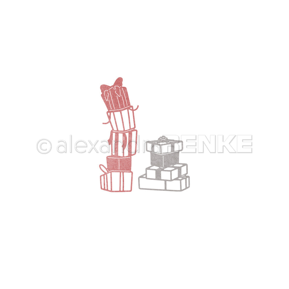 Set Fustelle 'Outline Geschenkestapel'