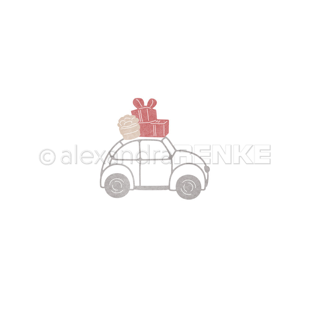Set Fustelle 'Outline Geschenkeauto'