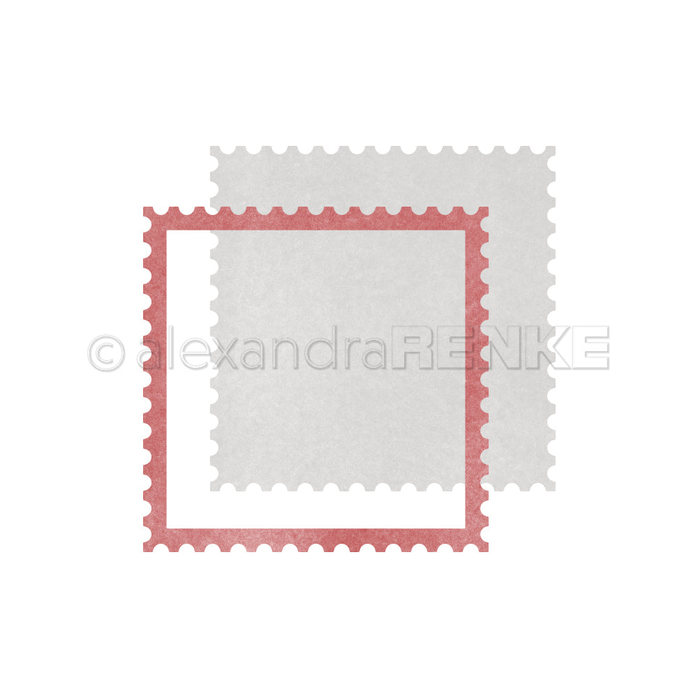 Set Fustelle 'Kartenaufleger Briefmarke'