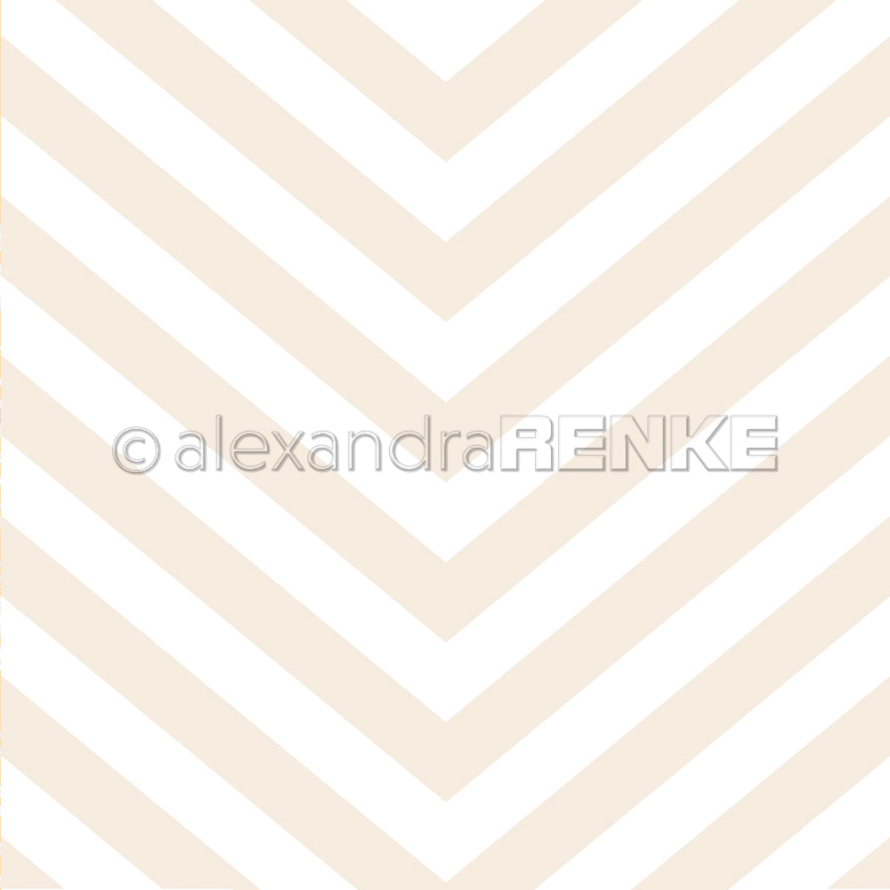 Book cover paper 'Block Stripes on Beige' - BP-AR-0026- A.RENKE