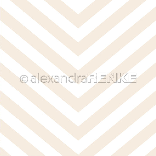 Book cover paper 'Block Stripes on Beige' - BP-AR-0026- A.RENKE