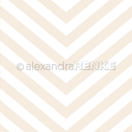 Book cover paper 'Block Stripes on Beige' - BP-AR-0026- A.RENKE