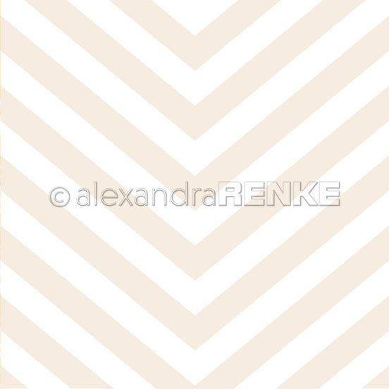 Book cover paper 'Block Stripes on Beige' - BP-AR-0026- A.RENKE