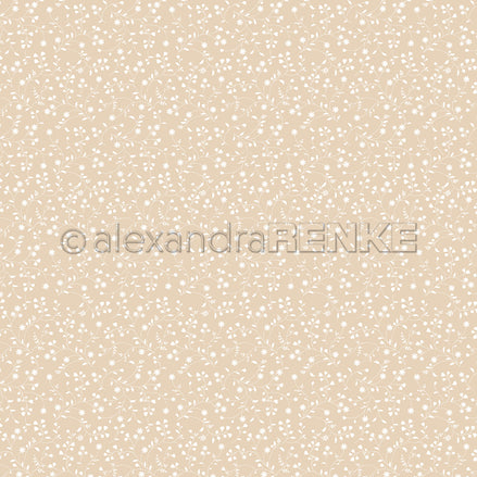 Book cover paper 'Floral Vineon Beige' - BP-AR-0030- A.RENKE