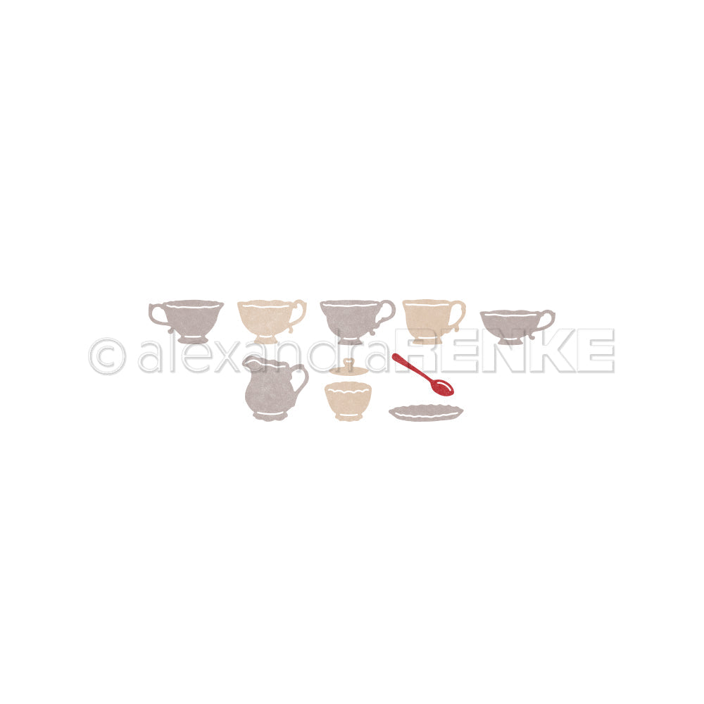 Die set 'Mini tea cups set' -D-AR-C0059 - A.RENKE