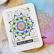 STAMP0 - FOND COLORS -VIB110- CHOU & FLOWERS