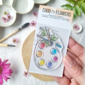 STAMP - ARTIST PALETTE -VIB104- CHOU &amp; FLOWERS