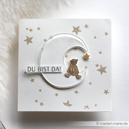 D-AR-Ba0689 'Outline Moon' die - A.RENKE