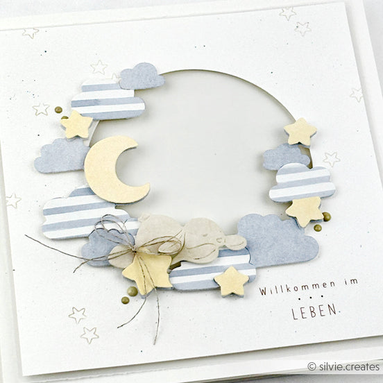 D-AR-Ba0690 Set Fustelle 'Night Sky Wreath' - A.RENKE