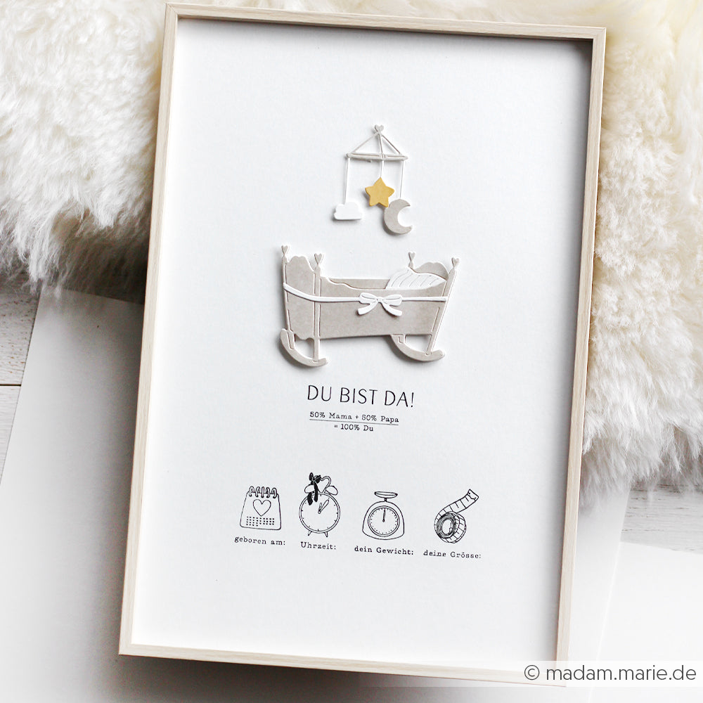 D-AR-Ba0700 'Heartfelt Cradle' Die Set - A.RENKE