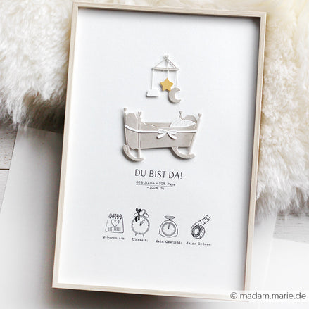 D-AR-Ba0700 'Heartfelt Cradle' Die Set - A.RENKE