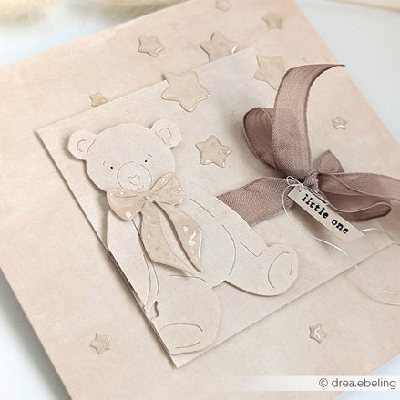 D-AR-Ti0161 'Heartfelt Bear' Die Set - A.RENKE