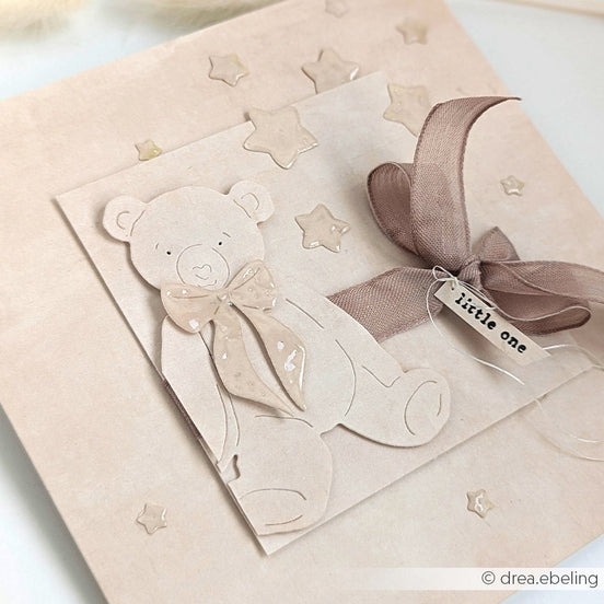 D-AR-Ti0161 Set Fustella 'Heartfelt Bear' - A.RENKE