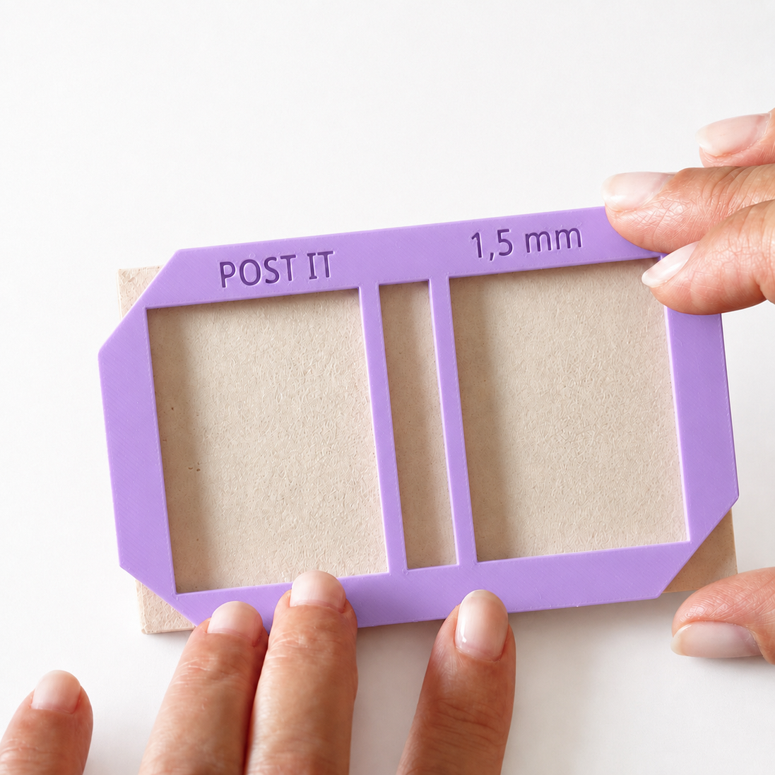 Dima per PORTA Mini Post-it Lilla · Rosso · Bordò