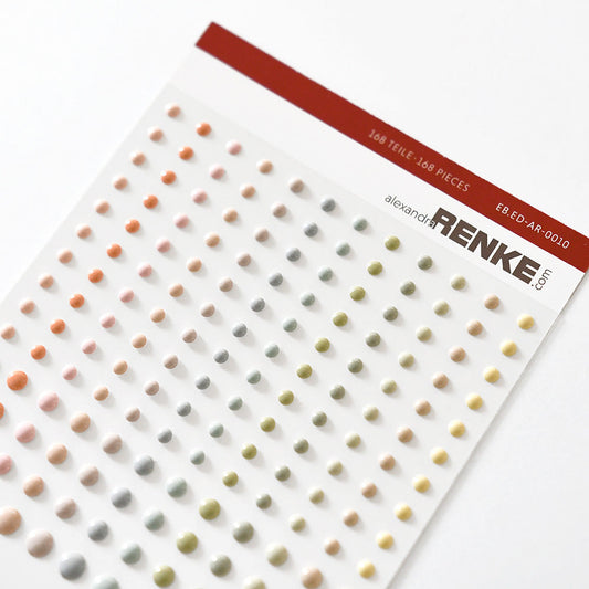Enamel Dots  EB.ED-AR-0010  'Soft Colors'- A.RENKE