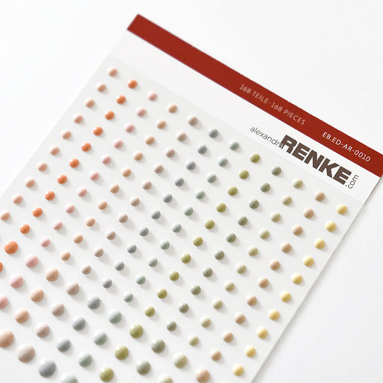 Enamel Dots  EB.ED-AR-0010  'Soft Colors'- A.RENKE