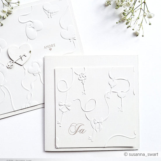 EF-AR-3D0002 Embossing Folder 'Verbandelte Schlüssel' - A.RENKE