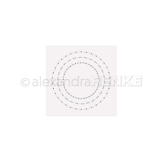 EF-AR-Ba0006 Embossing Folder 'Pattern Circles Star Joy' - A.RENKE