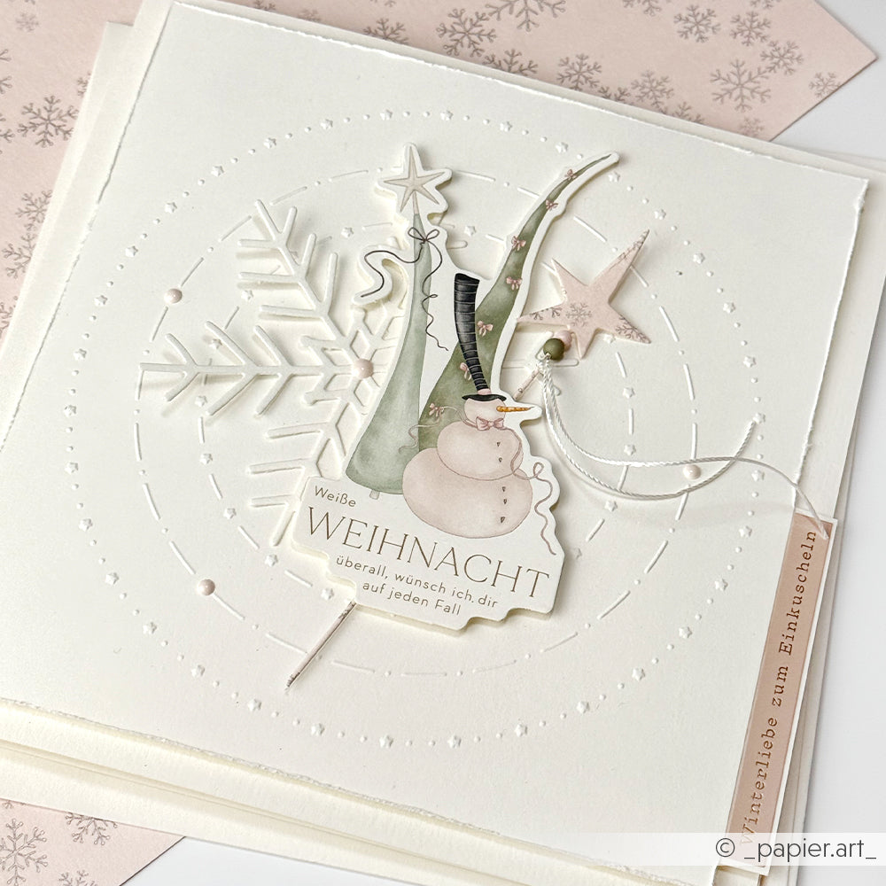 EF-AR-Ba0006 Embossing Folder 'Pattern Circles Star Joy' - A.RENKE