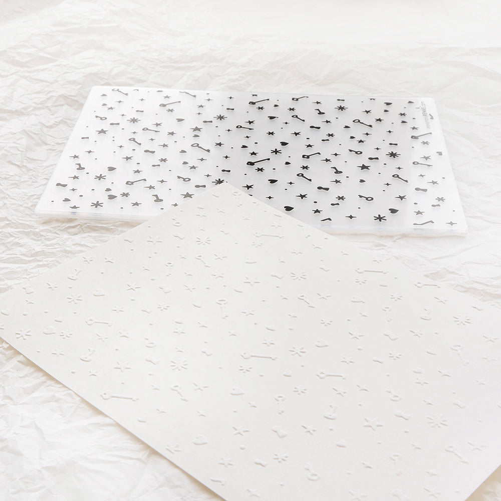 EF-AR-MU0008 Embossing Folder 'Enchanting Key Magic' - A.RENKE