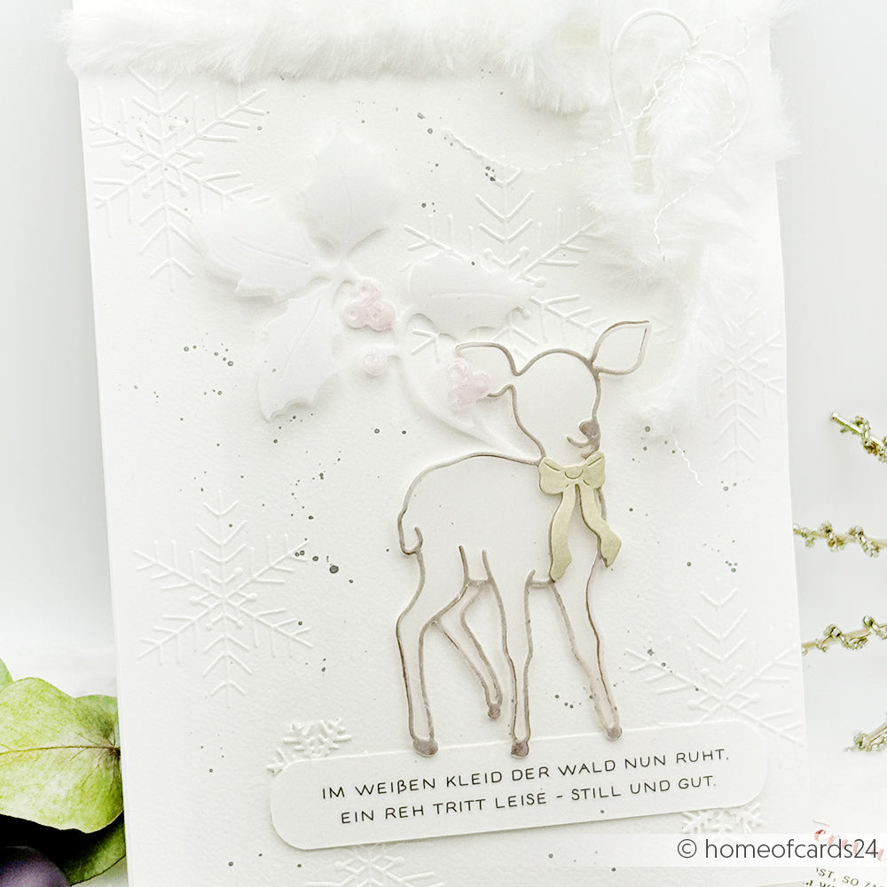 EF-AR-MU0012 Embossing Folder 'Large Snowflakes ' - A.RENKE