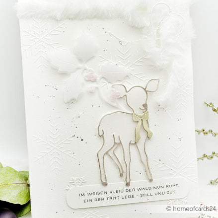 EF-AR-MU0012 Embossing Folder 'Large Snowflakes ' - A.RENKE