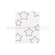 EF-AR-MU0013 Embossing Folder 'Star Outline' - A.RENKE
