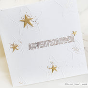 EF-AR-MU0013 Embossing Folder 'Star Outline' - A.RENKE