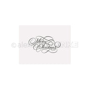 EF-AR-W0023 Embossing Folder 'Typo Merry Christmas' - A.RENKE 