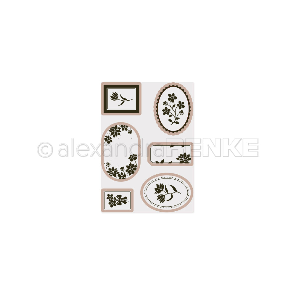 Cut & Emboss Folder 'Florale Etiketten - Blumig'