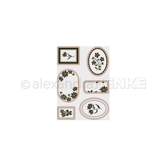 Cut & Emboss Folder 'Florale Etiketten - Blumig'