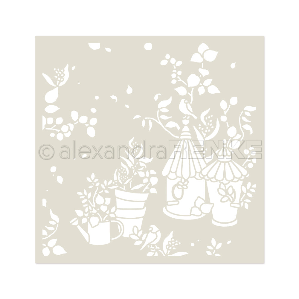 Stencil 'Gartenwirbel'