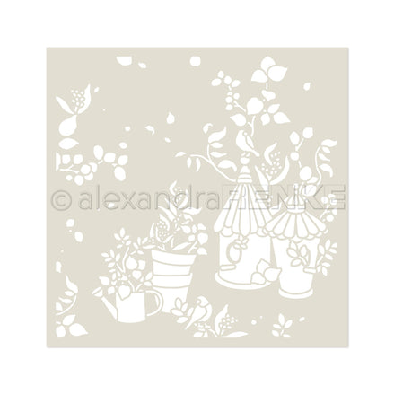 Stencil 'Gartenwirbel'
