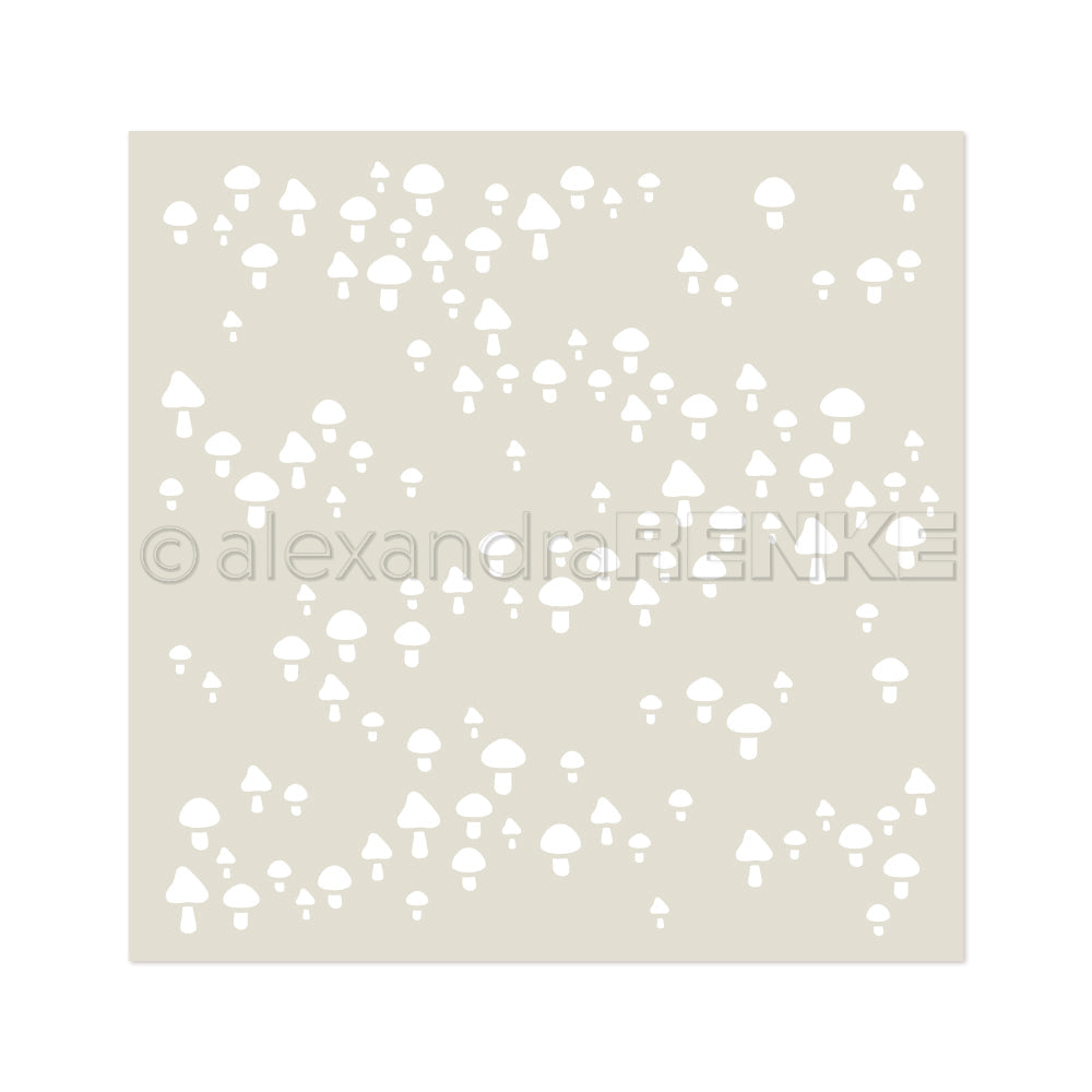 ST-AR-FL0041Stencil 'Freudige Pilze - A.RENKE