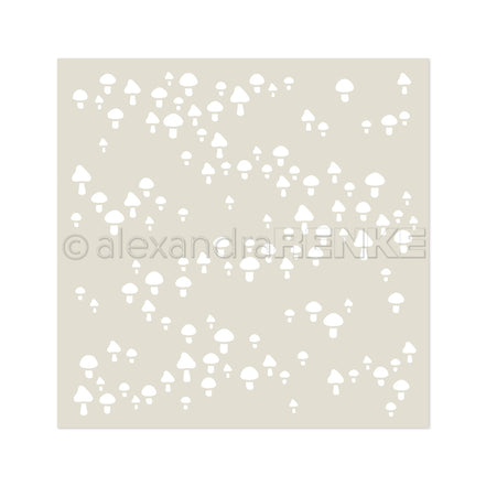 ST-AR-FL0041Stencil 'Freudige Pilze - A.RENKE