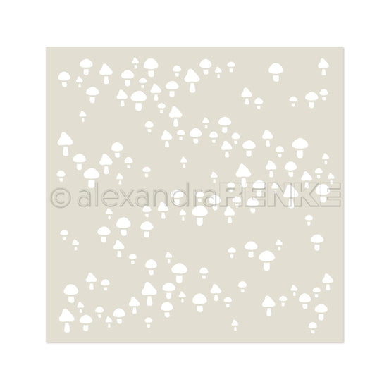 ST-AR-FL0041Stencil 'Freudige Pilze - A.RENKE