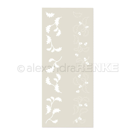 Stencil 'Geschichtete Eichenblätter'