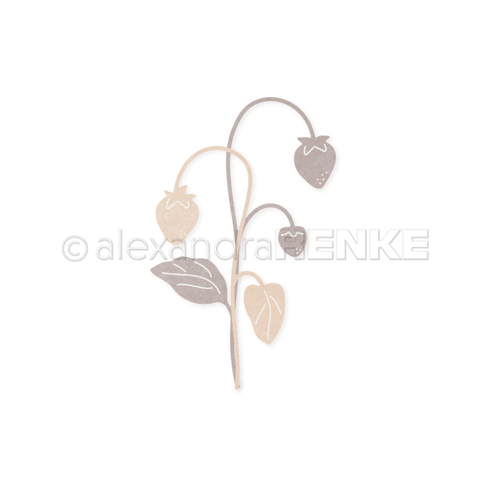 Set Fustelle  'Strawberry branch pair ' -D-AR-FL0233 - A.RENKE