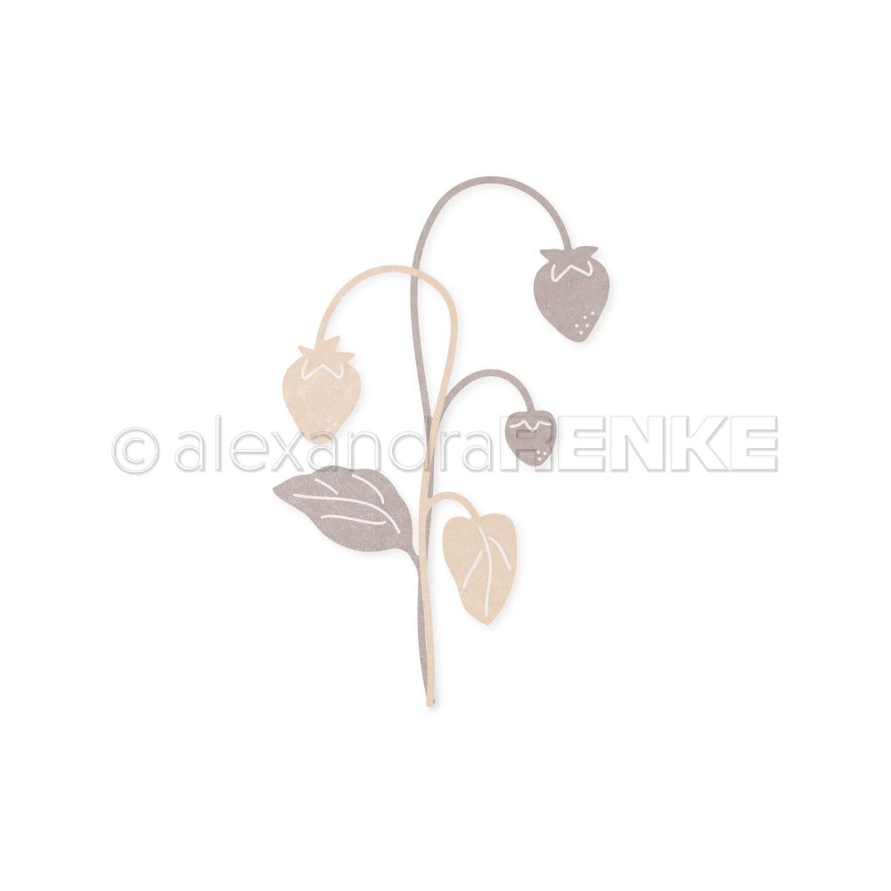 Set Fustelle  'Strawberry branch pair ' -D-AR-FL0233 - A.RENKE