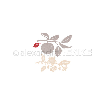 Die set "Apple branch duo" - D-AR-FL0238 - A.RENKE 