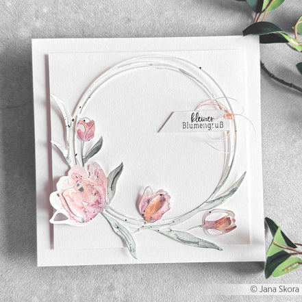 D-AR-FL0355 Fustella 'Tulip wreath - A.RENKE