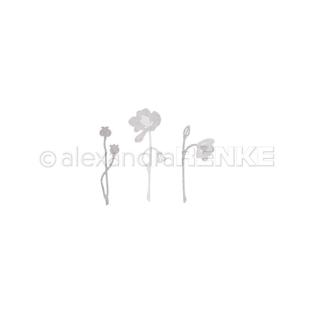 Set Fustelle 'Mini Poppies 1' -D-AR-FL0376 - A.RENKE