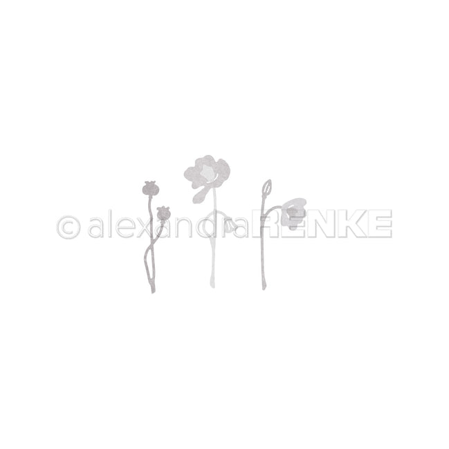 Die set 'Mini Poppies 1' -D-AR-FL0376 - A.RENKE
