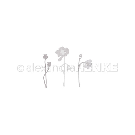 Set Fustelle 'Mini Poppies 1' -D-AR-FL0376 - A.RENKE