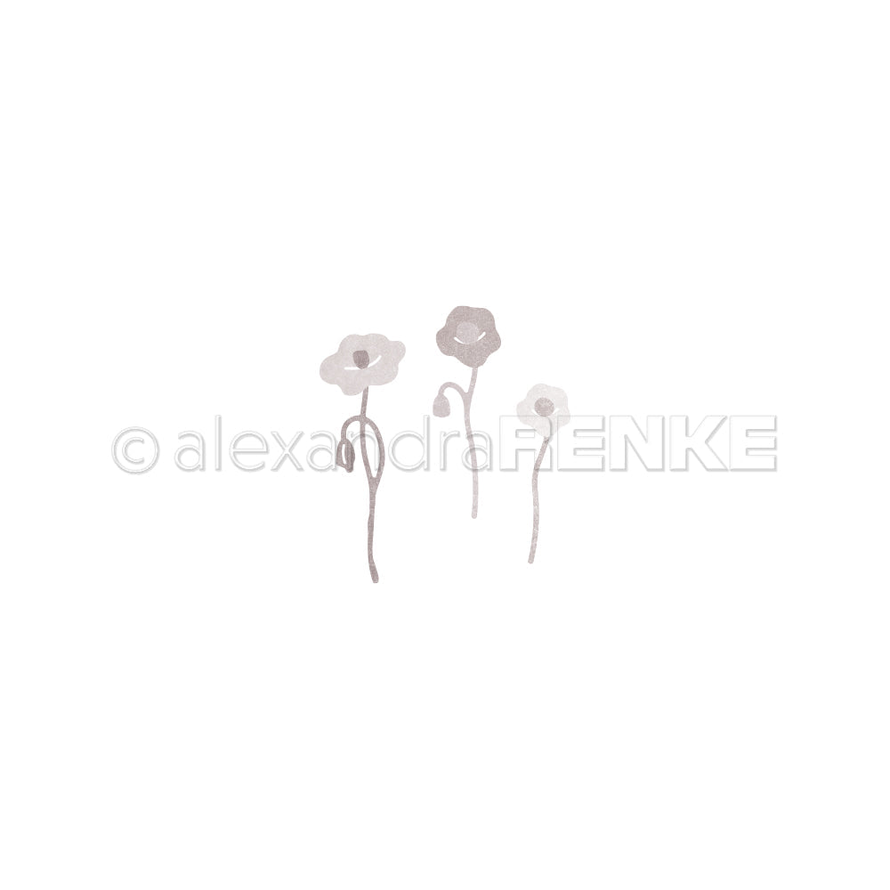 Set Fustelle 'Mini Poppies 2' -D-AR-FL0377 - A.RENKE