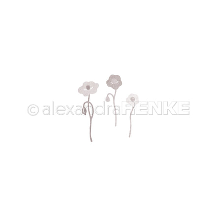 Set Fustelle 'Mini Poppies 2' -D-AR-FL0377 - A.RENKE