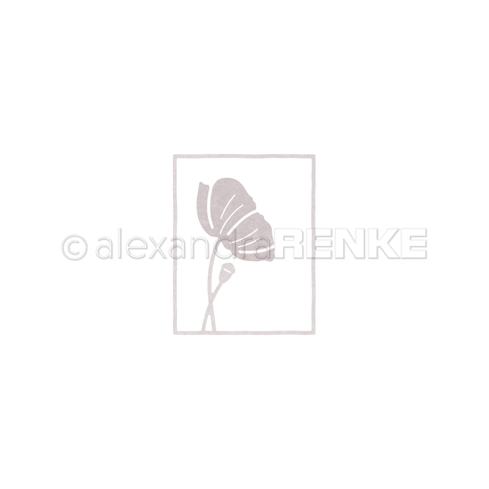 Fustella 'Poppy in a frame' -D-AR-FL0382 - A.RENKE
