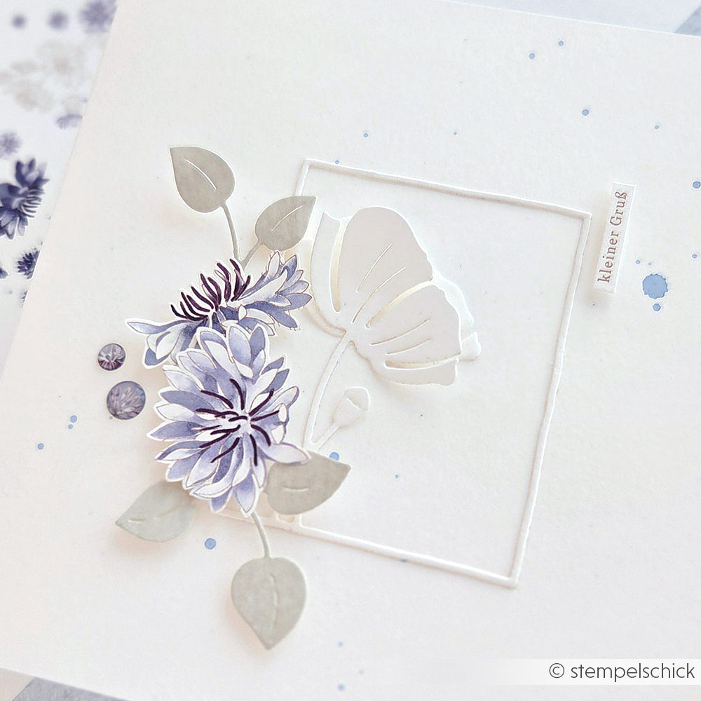 Fustella 'Poppy in a frame' -D-AR-FL0382 - A.RENKE